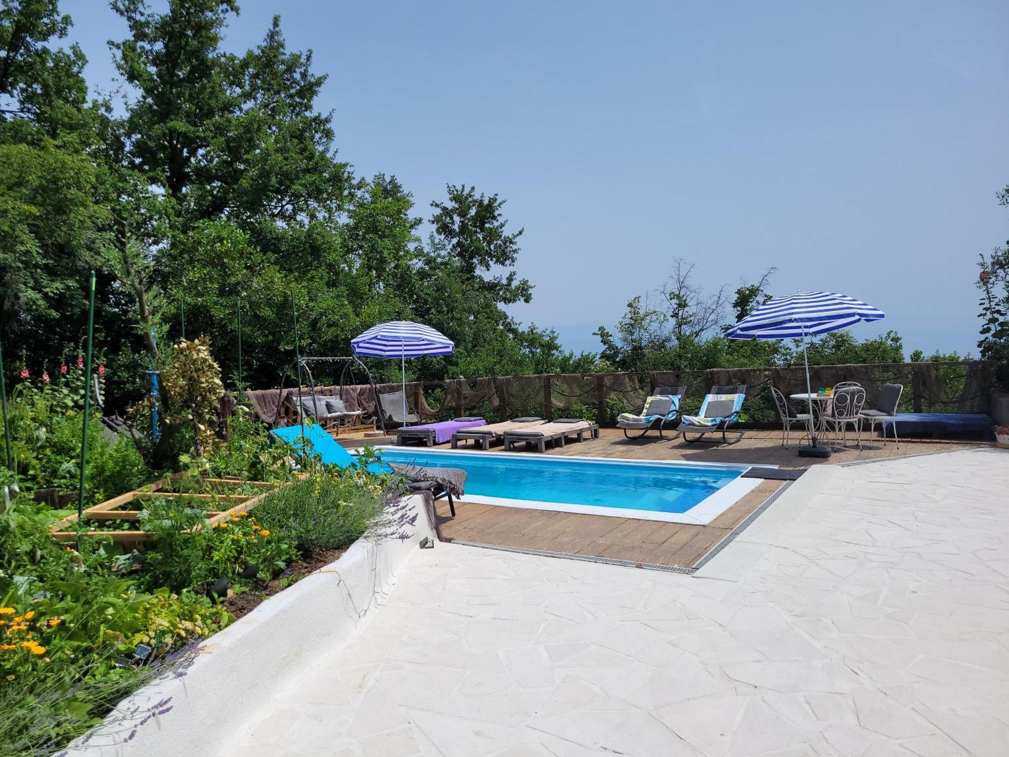 Apartments Chiara Mit Meerblick Und Pool Und Jacuzzi Lovran Εξωτερικό φωτογραφία